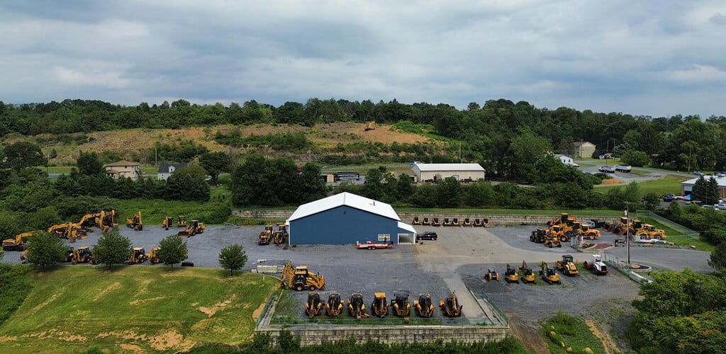 RP Equipment USA lot aerial